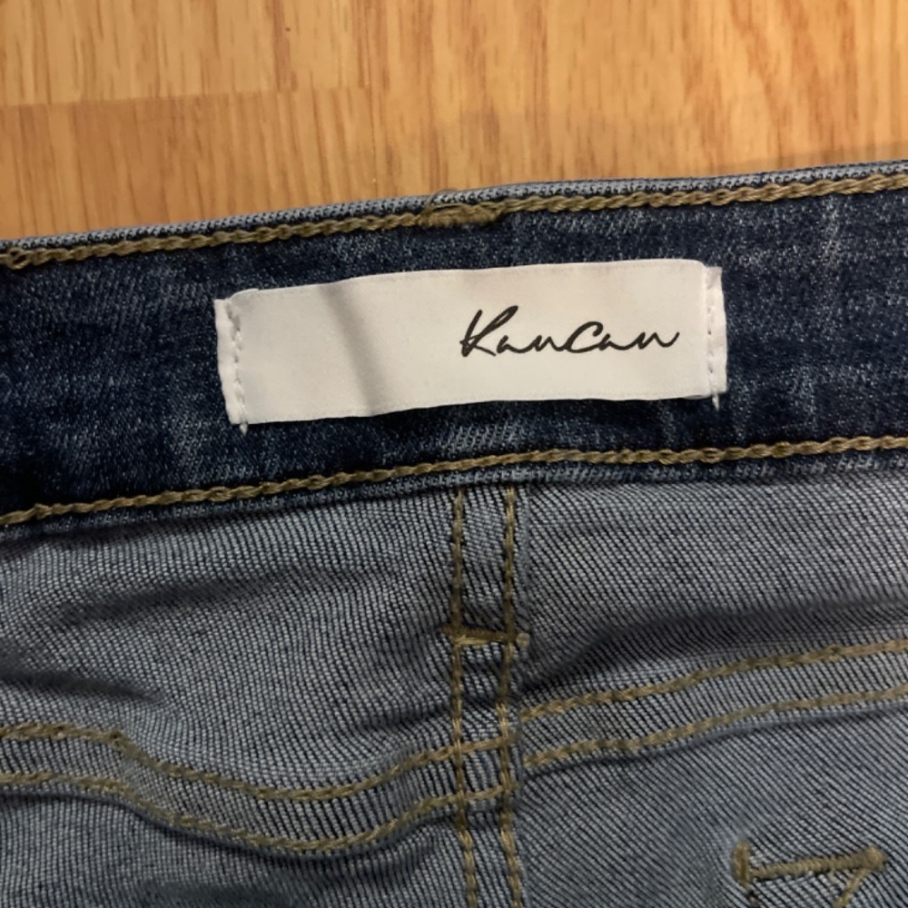 KanCan Stretch Blue Denim Mid Rise Flare Jeans / Pants Size 11/29 - Picture 5 of 10
